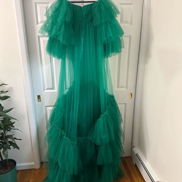 New Trend Tulle Long Maternity Gown - Picture 10 of 16